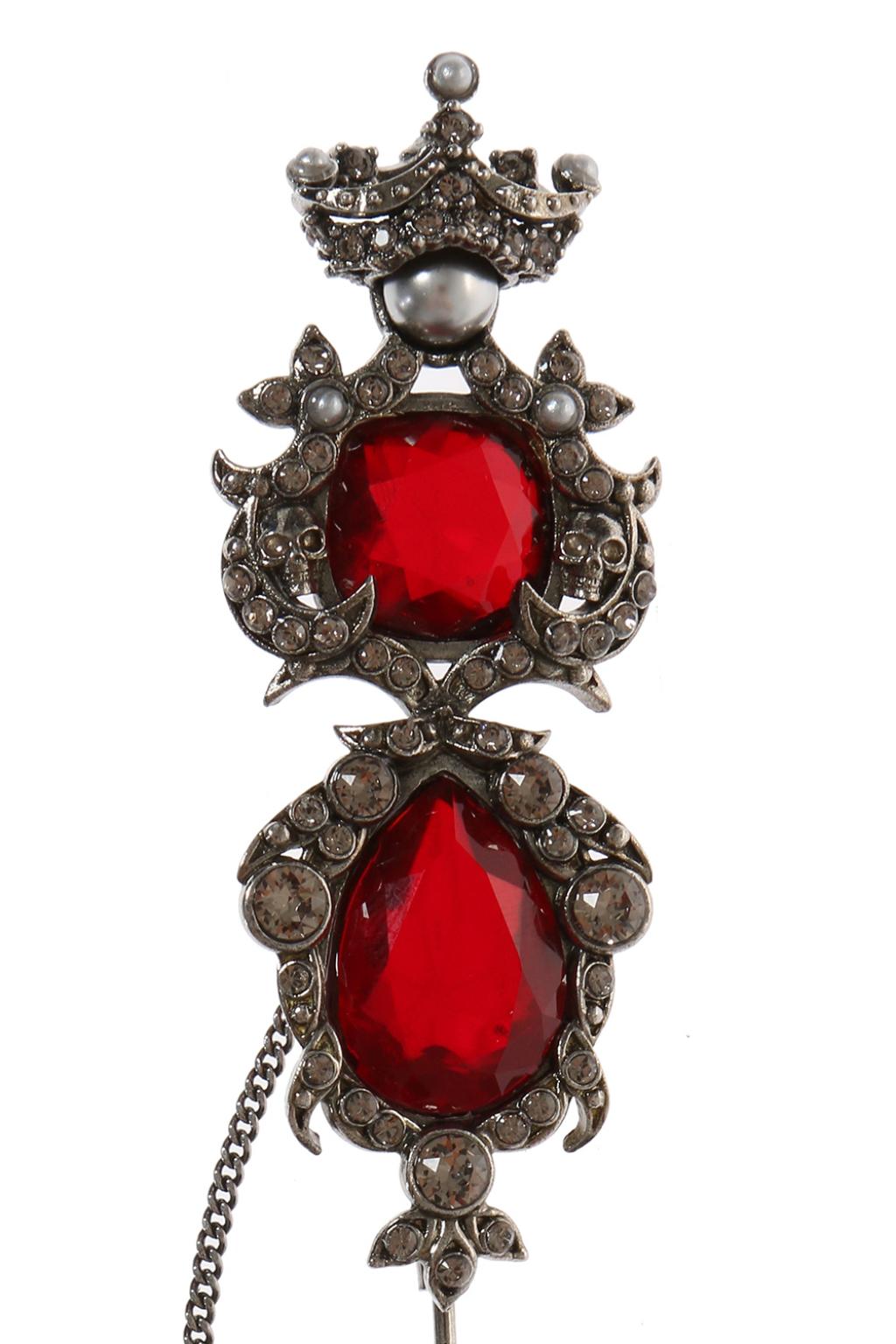 Alexander mcqueen cheap brooch